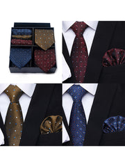 6 Piece Tie Pocket Square Set Series 2
