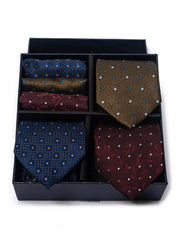 6 Piece Tie Pocket Square Set Series 2