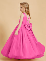 Tulle Junior Bridesmaid Dresses Satin Top Azalea
