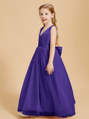 Tulle Junior Bridesmaid Dresses Satin Top Regency