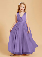 Tulle Junior Bridesmaid Dresses Satin Top Tahiti