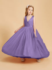 Tulle Junior Bridesmaid Dresses Satin Top Tahiti