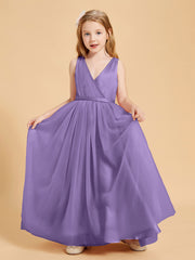 Tulle Junior Bridesmaid Dresses Satin Top Tahiti