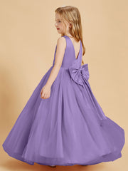 Tulle Junior Bridesmaid Dresses Satin Top Tahiti