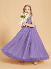 Tulle Junior Bridesmaid Dresses Satin Top Tahiti