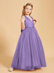 Tulle Junior Bridesmaid Dresses Satin Top Tahiti