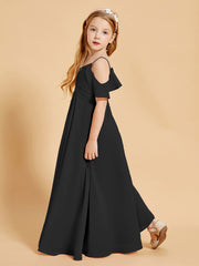 Off-the-Shoulder Bridesmaid Gown for Juniors Black