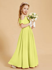 Off-the-Shoulder Bridesmaid Gown for Juniors Daffodil