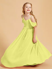 Off-the-Shoulder Bridesmaid Gown for Juniors Daffodil