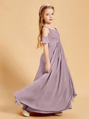 Off-the-Shoulder Bridesmaid Gown for Juniors Dusk