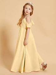 Off-the-Shoulder Bridesmaid Gown for Juniors Gold