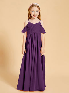 Off-the-Shoulder Bridesmaid Gown for Juniors Grape