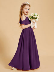 Off-the-Shoulder Bridesmaid Gown for Juniors Grape