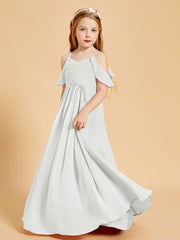 Off-the-Shoulder Bridesmaid Gown for Juniors Ivory