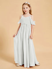 Off-the-Shoulder Bridesmaid Gown for Juniors Ivory