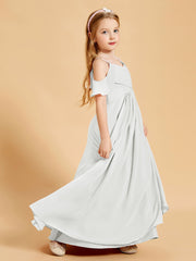 Off-the-Shoulder Bridesmaid Gown for Juniors Ivory