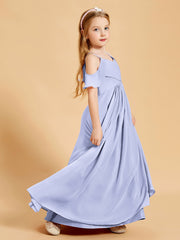 Off-the-Shoulder Bridesmaid Gown for Juniors Lavender