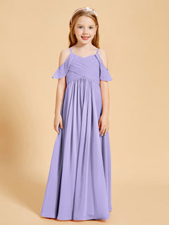 Off-the-Shoulder Bridesmaid Gown for Juniors Lilac