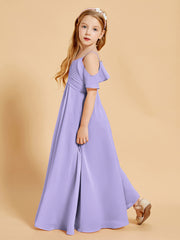 Off-the-Shoulder Bridesmaid Gown for Juniors Lilac