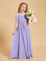 Off-the-Shoulder Bridesmaid Gown for Juniors Lilac