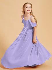 Off-the-Shoulder Bridesmaid Gown for Juniors Lilac