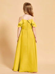 Off-the-Shoulder Bridesmaid Gown for Juniors Marigold