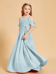 Off-the-Shoulder Bridesmaid Gown for Juniors Mist