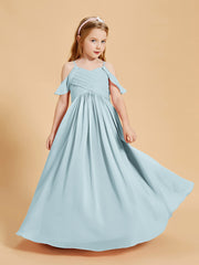 Off-the-Shoulder Bridesmaid Gown for Juniors Mist