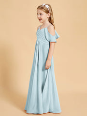 Off-the-Shoulder Bridesmaid Gown for Juniors Mist