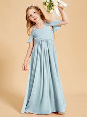 Off-the-Shoulder Bridesmaid Gown for Juniors Mist