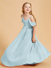 Off-the-Shoulder Bridesmaid Gown for Juniors Mist
