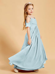 Off-the-Shoulder Bridesmaid Gown for Juniors Mist
