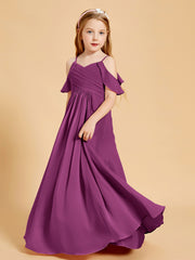 Off-the-Shoulder Bridesmaid Gown for Juniors Orchid