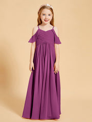 Off-the-Shoulder Bridesmaid Gown for Juniors Orchid