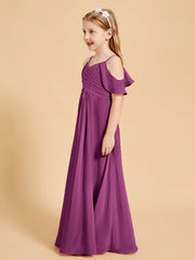 Off-the-Shoulder Bridesmaid Gown for Juniors Orchid