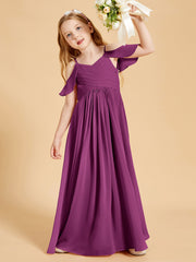 Off-the-Shoulder Bridesmaid Gown for Juniors Orchid