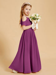 Off-the-Shoulder Bridesmaid Gown for Juniors Orchid