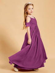Off-the-Shoulder Bridesmaid Gown for Juniors Orchid