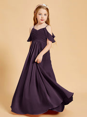 Off-the-Shoulder Bridesmaid Gown for Juniors Plum
