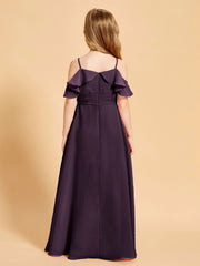 Off-the-Shoulder Bridesmaid Gown for Juniors Plum