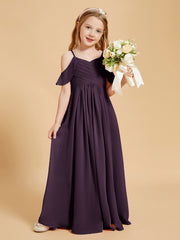 Off-the-Shoulder Bridesmaid Gown for Juniors Plum