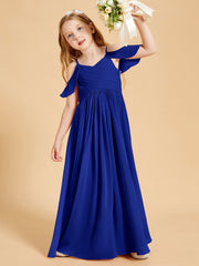 Off-the-Shoulder Bridesmaid Gown for Juniors Royal Blue