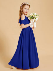 Off-the-Shoulder Bridesmaid Gown for Juniors Royal Blue
