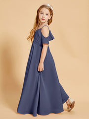 Off-the-Shoulder Bridesmaid Gown for Juniors Stormy