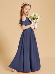 Off-the-Shoulder Bridesmaid Gown for Juniors Stormy