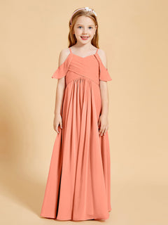 Off-the-Shoulder Bridesmaid Gown for Juniors Sunset