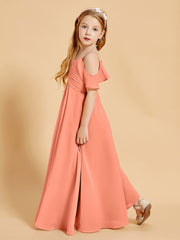 Off-the-Shoulder Bridesmaid Gown for Juniors Sunset