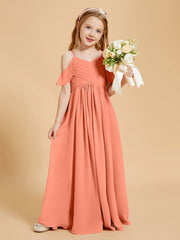 Off-the-Shoulder Bridesmaid Gown for Juniors Sunset