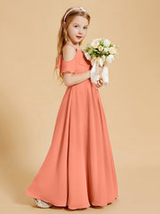 Off-the-Shoulder Bridesmaid Gown for Juniors Sunset
