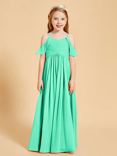 Off-the-Shoulder Bridesmaid Gown for Juniors Turquoise